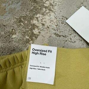 Oversized Fit High Rise Men Pants - Yellow